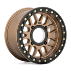 Kmc Powersports Ks235 Grenade Utv Beadlock 15X6 +38 Satin Bronze