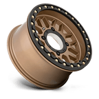 Kmc Powersports Ks235 Grenade Utv Beadlock 15X6 +38 Satin Bronze