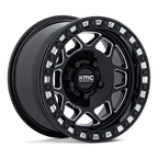 Kmc Powersports Ks241 Torx Utv Beadlock 15X8 +0 Gloss Black Milled