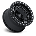 Kmc Powersports Ks241 Torx Utv Beadlock 15X7 +38 Gloss Black Milled