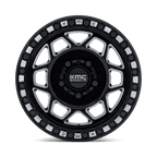 Kmc Powersports Ks241 Torx Utv Beadlock 15X7 +38 Gloss Black Milled