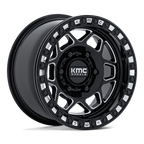 Kmc Powersports Ks241 Torx Utv Beadlock 15X7 +38 Gloss Black Milled