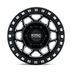 Kmc Powersports Ks241 Torx Utv Beadlock 15X7 +38 Gloss Black Milled