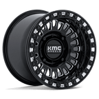 Kmc Powersports Ks242 Aztec Utv Beadlock 15X10 +0 Gloss Black Milled