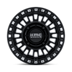 Kmc Powersports Ks242 Aztec Utv Beadlock 15X8 +0 Gloss Black Milled