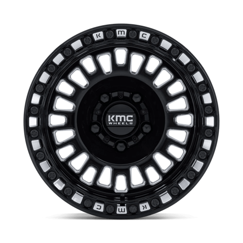 Kmc Powersports Ks242 Aztec Utv Beadlock 15X7 +38 Gloss Black Milled