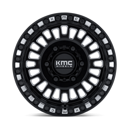 Kmc Powersports Ks242 Aztec Utv Beadlock 15X7 +38 Gloss Black Milled