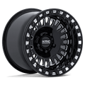 Kmc Powersports Ks242 Aztec Utv Beadlock 15X8 +0 Gloss Black Milled