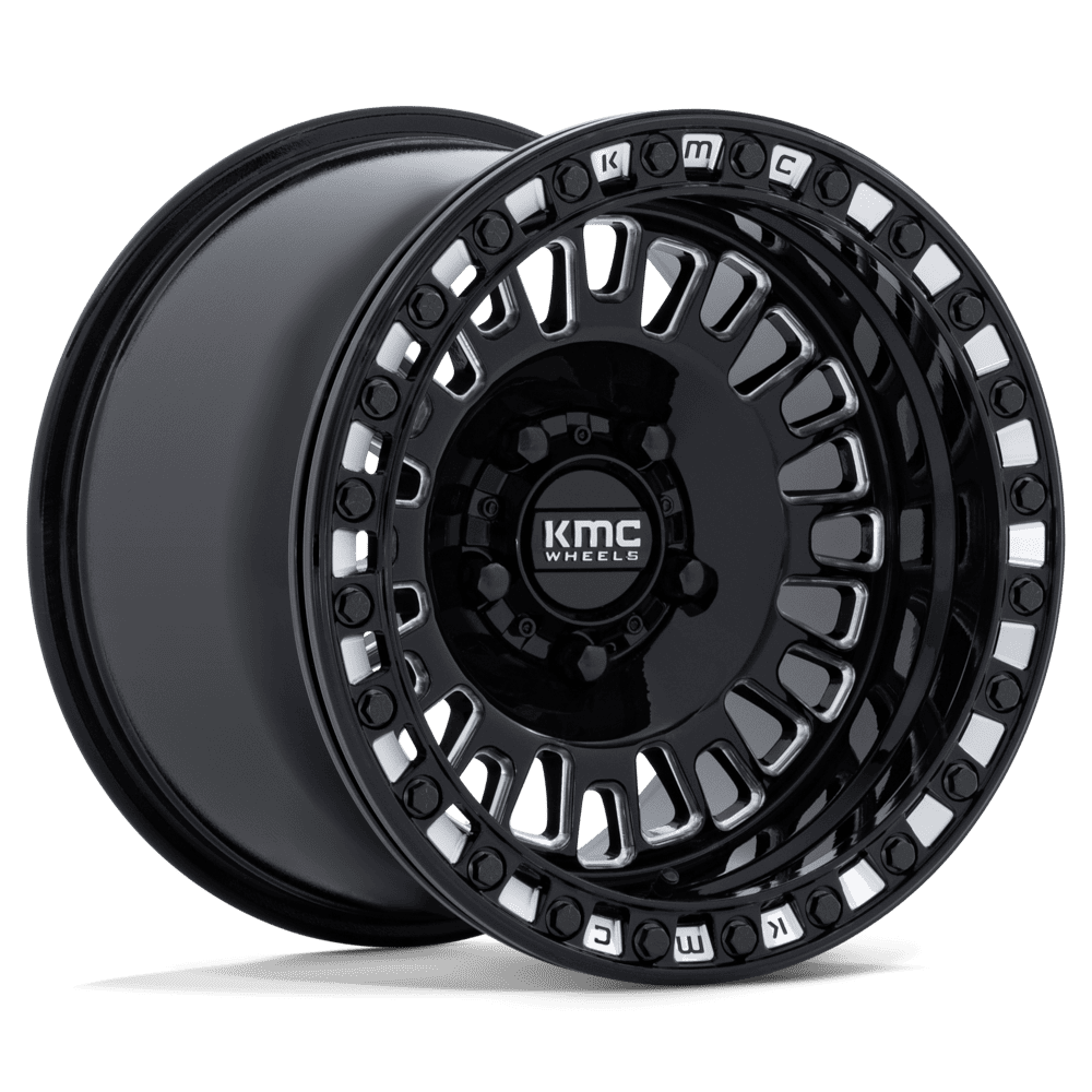 KMC Powersports KS242 AZTEC UTV BEADLOCK 15X7 +38 GBLK-MILL