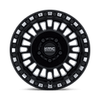 Kmc Powersports Ks242 Aztec Utv Beadlock 15X8 +0 Gloss Black Milled