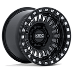 Kmc Powersports Ks242 Aztec Utv Beadlock 15X10 +0 Gloss Black Milled