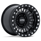Kmc Powersports Ks242 Aztec Utv Beadlock 15X8 +0 Gloss Black Milled