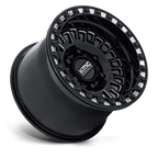 Kmc Powersports Ks242 Aztec Utv Beadlock 15X8 +0 Gloss Black Milled
