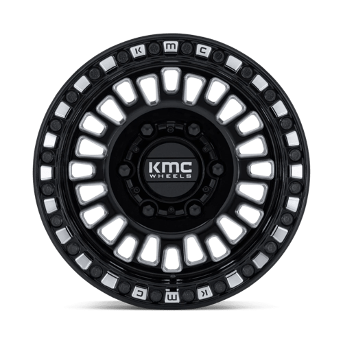 Kmc Powersports Ks242 Aztec Utv Beadlock 15X8 +0 Gloss Black Milled