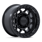 Kmc Powersports Ks241 Torx Utv Beadlock 15X7 +38 Matte Black W/ Gloss Black Rg