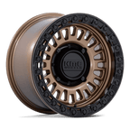 Kmc Powersports Ks242 Aztec Utv Beadlock 15X8 +0 Matte Bronze W/ Matte Black Rg