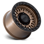 Kmc Powersports Ks242 Aztec Utv Beadlock 15X8 +0 Matte Bronze W/ Matte Black Rg