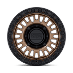 Kmc Powersports Ks242 Aztec Utv Beadlock 15X8 +0 Matte Bronze W/ Matte Black Rg