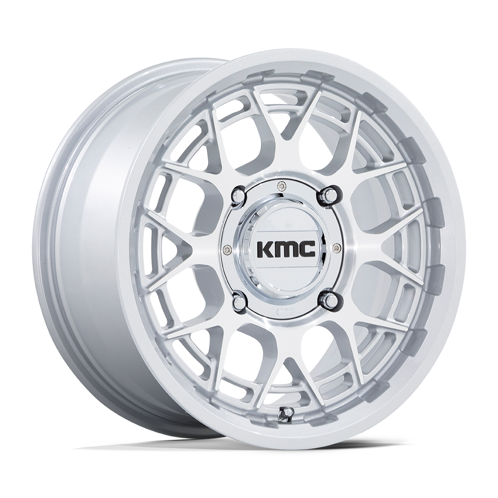 KMC Powersports KS139 TECHNIC UTV 15X7 +38 GLOSS SILVER MACHINED