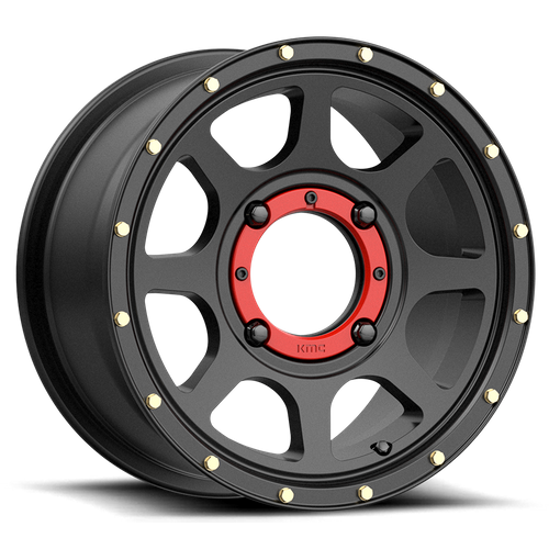 Kmc Powersports Ks134 Addict 2 15X6 +38 Satin Black