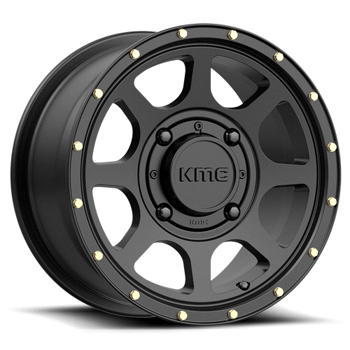 Kmc Powersports Ks134 Addict 2 15X6 +38 Satin Black