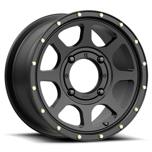 Kmc Powersports Ks134 Addict 2 15X6 +38 Satin Black