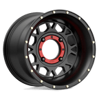 Kmc Powersports Ks135 Grenade Utv 15X10 +0 Satin Black