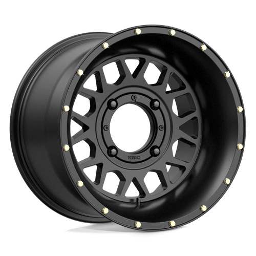Kmc Powersports Ks135 Grenade Utv 15X10 +0 Satin Black