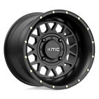 Kmc Powersports Ks135 Grenade Utv 15X10 +0 Satin Black