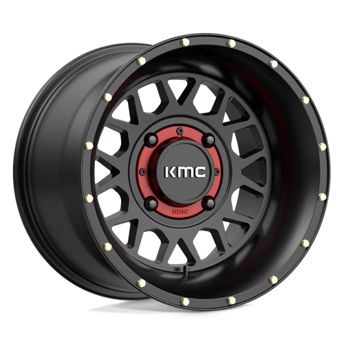 Kmc Powersports Ks135 Grenade Utv 15X10 +0 Satin Black