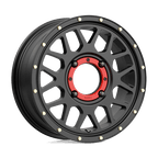 Kmc Powersports Ks135 Grenade Utv 15X6 +38 Satin Black