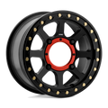 Kmc Powersports Ks234 Addict 2 Utv Beadlock 14X7 +38 Satin Black