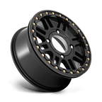 Kmc Powersports Ks242 Aztec Utv Beadlock 15X8 +0 Gloss Black Milled