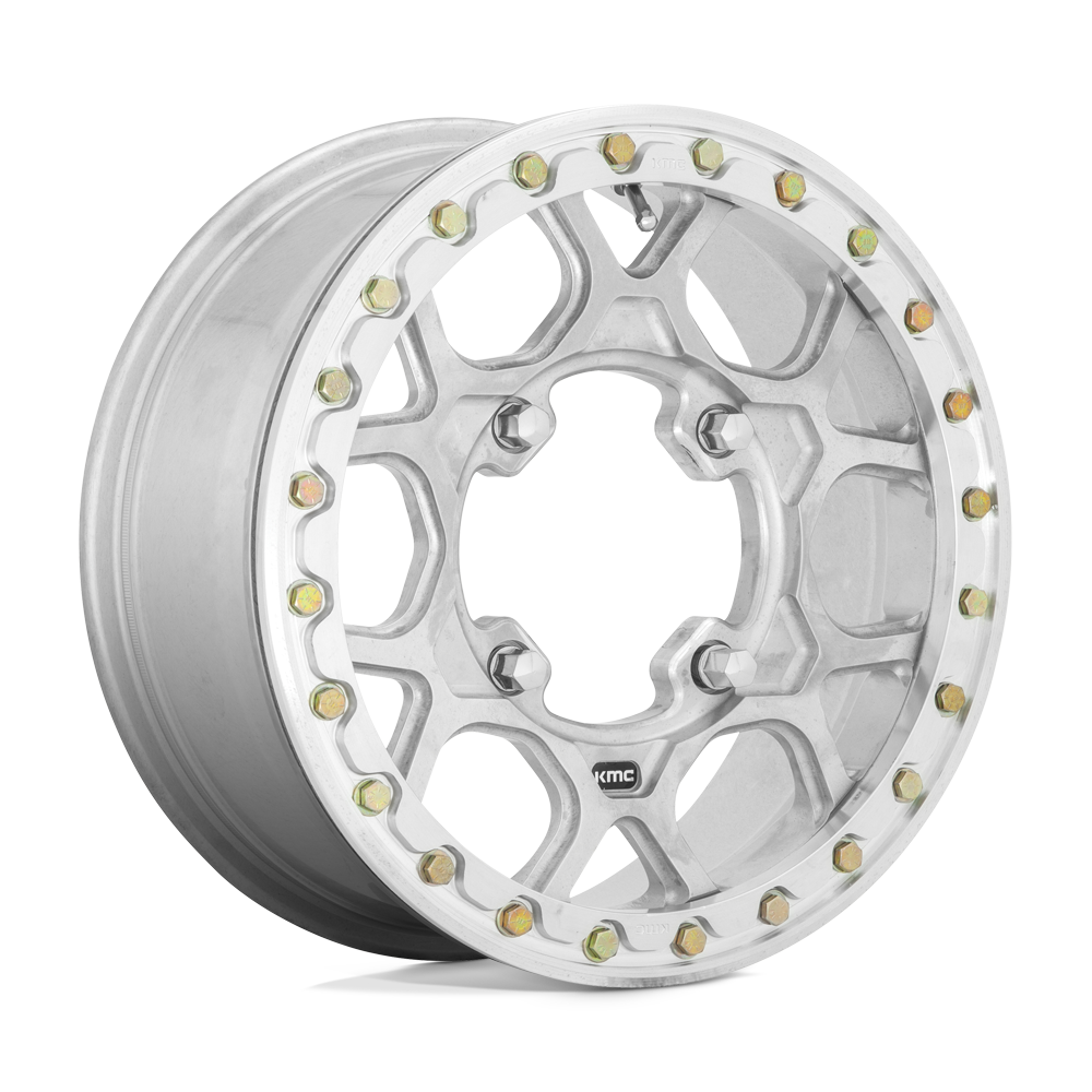 KMC Powersports KS433 MESA FORGED UTV BEADLOCK 15X6 +38 RAW MACHINED FORGED