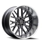 Corsart Kingpin 5 22X10.5 +0 Matte Gunmetal W/ Diamond Cut Lip