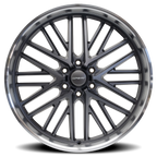 Corsart Kingpin 6 24X10 +25 Matte Gunmetal W/ Diamond Cut Lip