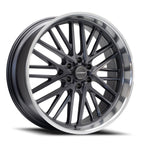 Corsart Kingpin 6 24X10 +25 Matte Gunmetal W/ Diamond Cut Lip