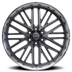 Corsart Kingpin 6 24X10 +25 Matte Gunmetal W/ Diamond Cut Lip