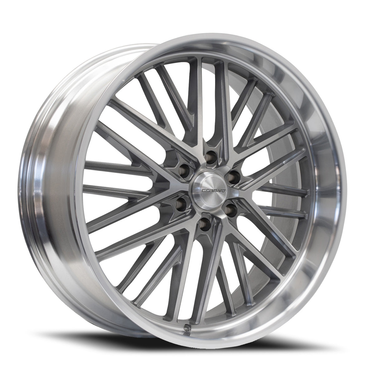 Corsart Kingpin 6 24X10 +25 Gloss Brushed W/ Diamond Cut Lip