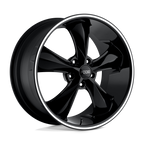 Foose 1Pc F104 Legend 20X10 +40 Gloss Black Milled