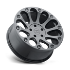 Level 8 Impact 18X9 +12 Matte Black