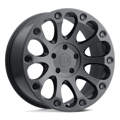 Level 8 Impact 17X8.5 -24 Matte Black