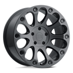 Level 8 Impact 18X9 +12 Matte Black