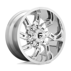 Fuel 1Pc D746 Lockdown 20X9 +1 Chrome