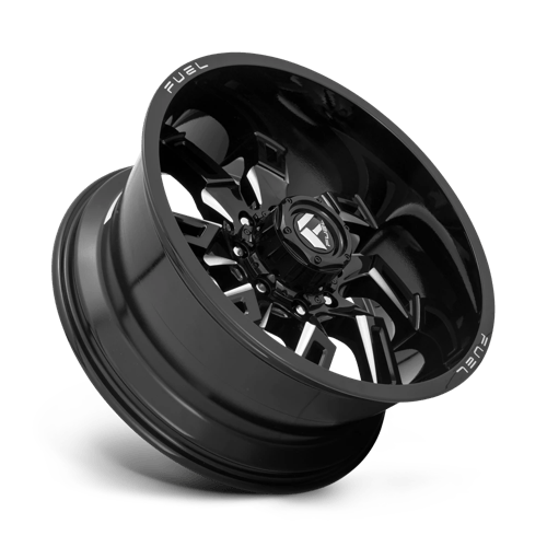 Fuel 1Pc D747 Lockdown 20X10 -18 Gloss Black Milled