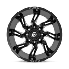 Fuel 1Pc D747 Lockdown 22X10 -18 Gloss Black Milled
