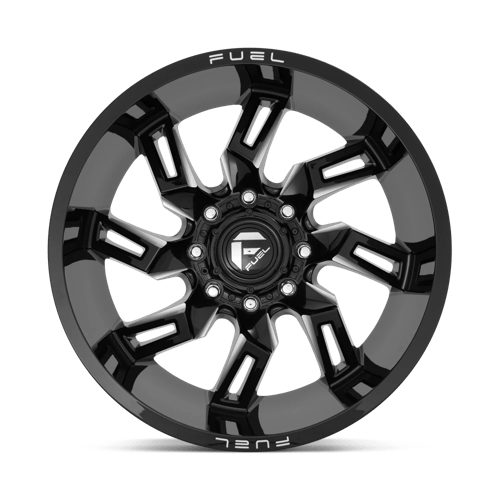Fuel 1Pc D747 Lockdown 22X10 -18 Gloss Black Milled