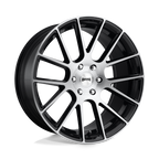 Dub 1Pc S206 Luxe 22X9.5 +30 Gloss Black Brushed