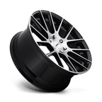 Dub 1Pc S206 Luxe 22X9.5 +30 Gloss Black Brushed