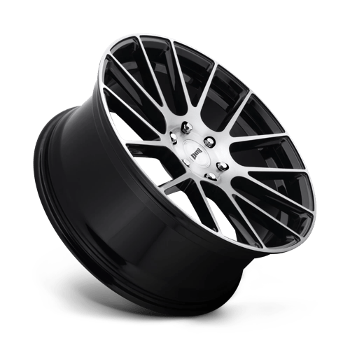 Dub 1Pc S206 Luxe 22X9.5 +30 Gloss Black Brushed